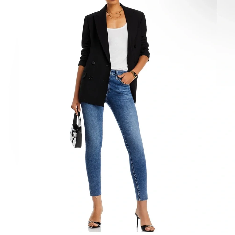 AG $235 Farrah High Rise Ankle Skinny Jeans - Picture 2 of 4